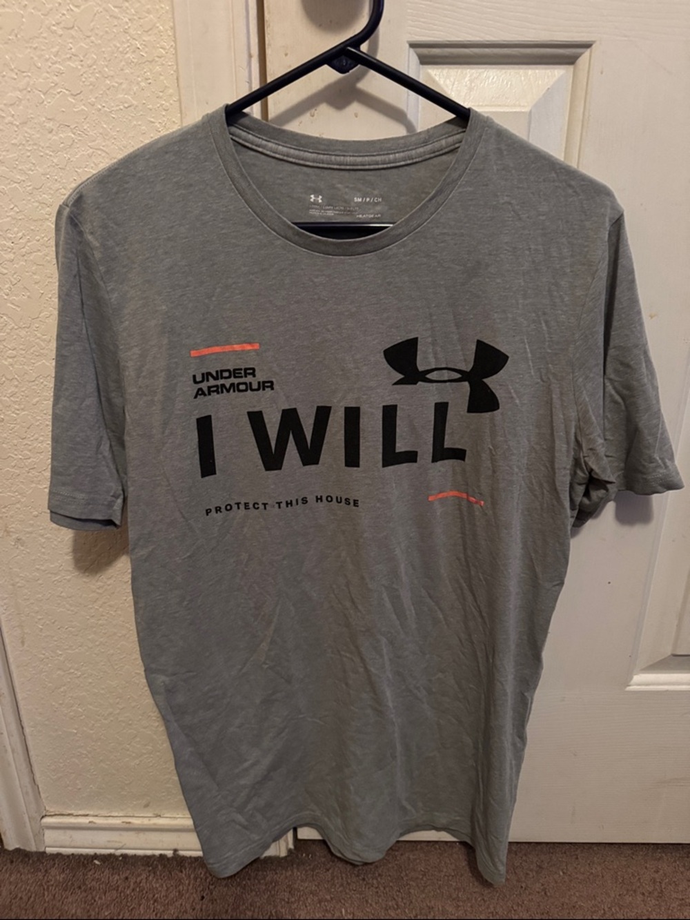 Under Armour Gray 'I WILL' Graphic Short-Sleeve Tee